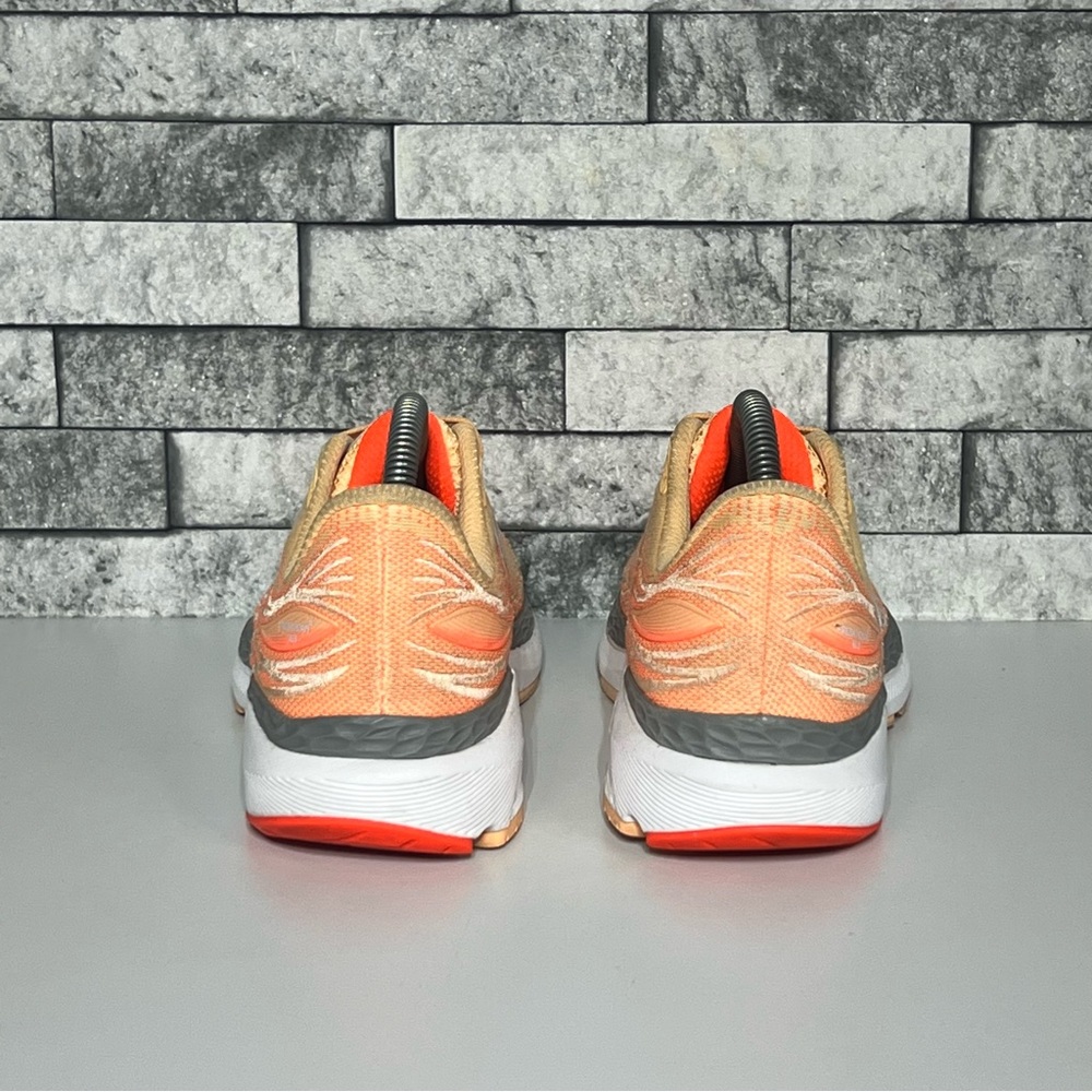 New Balance Fresh Foam Womens 8.5 Orange Peach Athletic Running Shoes - Picture 5 of 8
